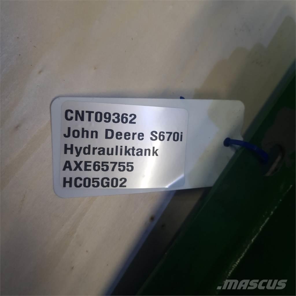 John Deere S670 油圧機