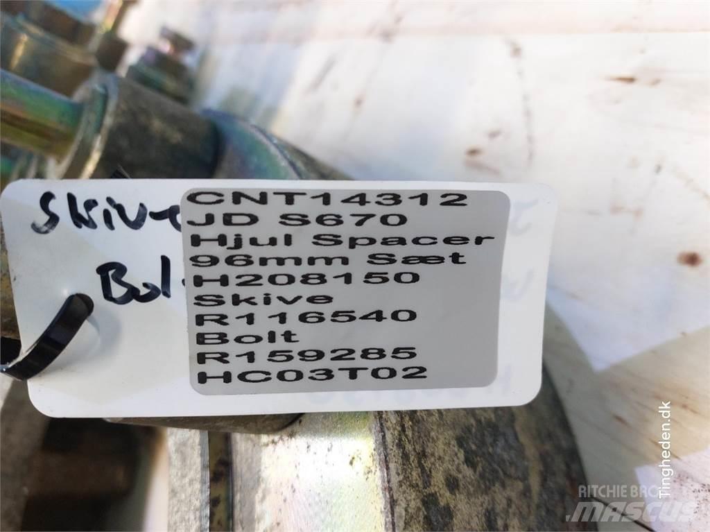 John Deere S670 タイヤ、ホイル、リム