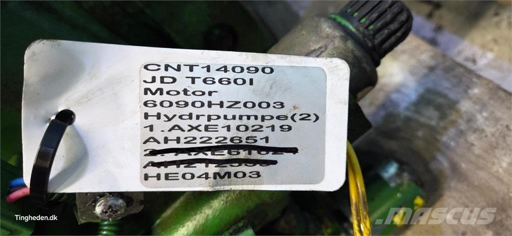 John Deere T660 油圧機
