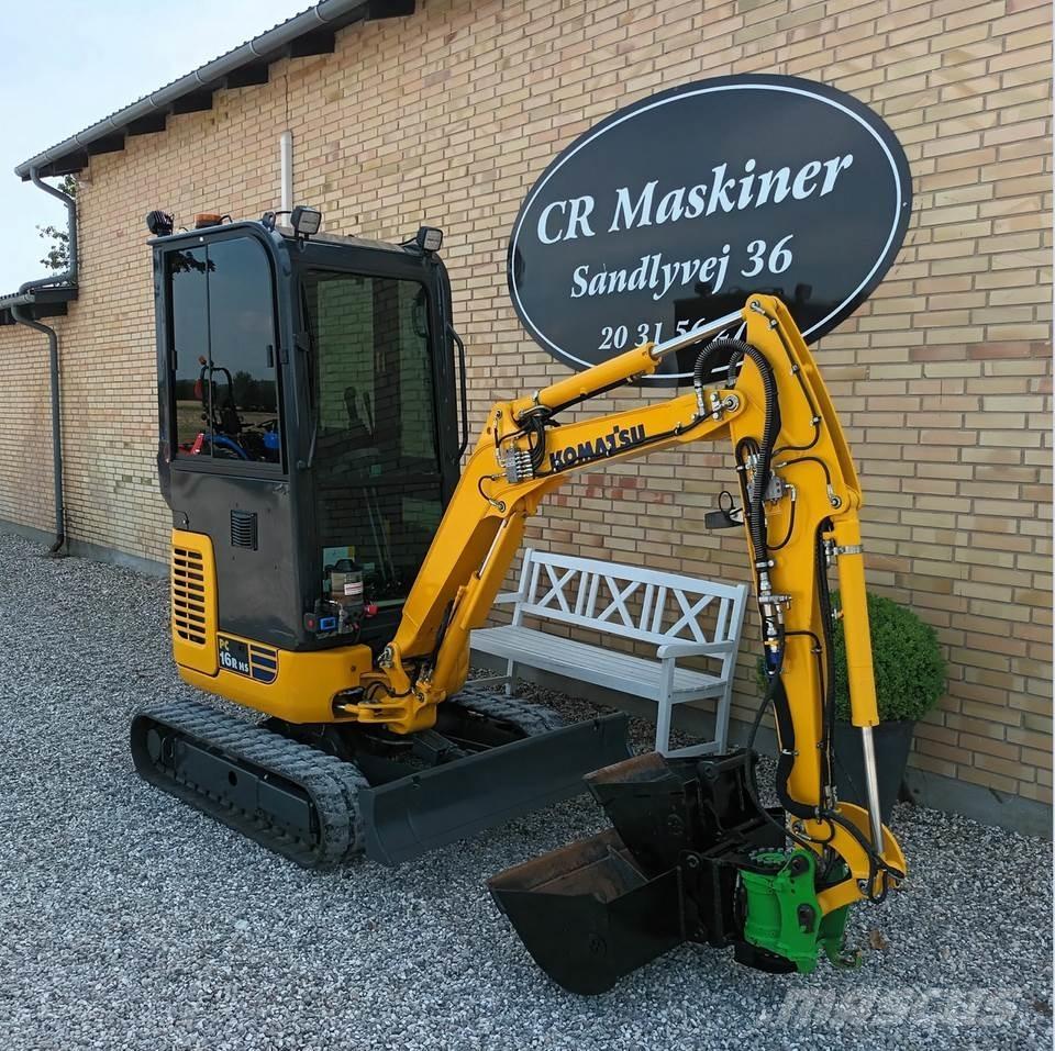 Komatsu pc16r hs ミニ油圧ショベル 7t以下（ミニユンボ・ミニディガー）