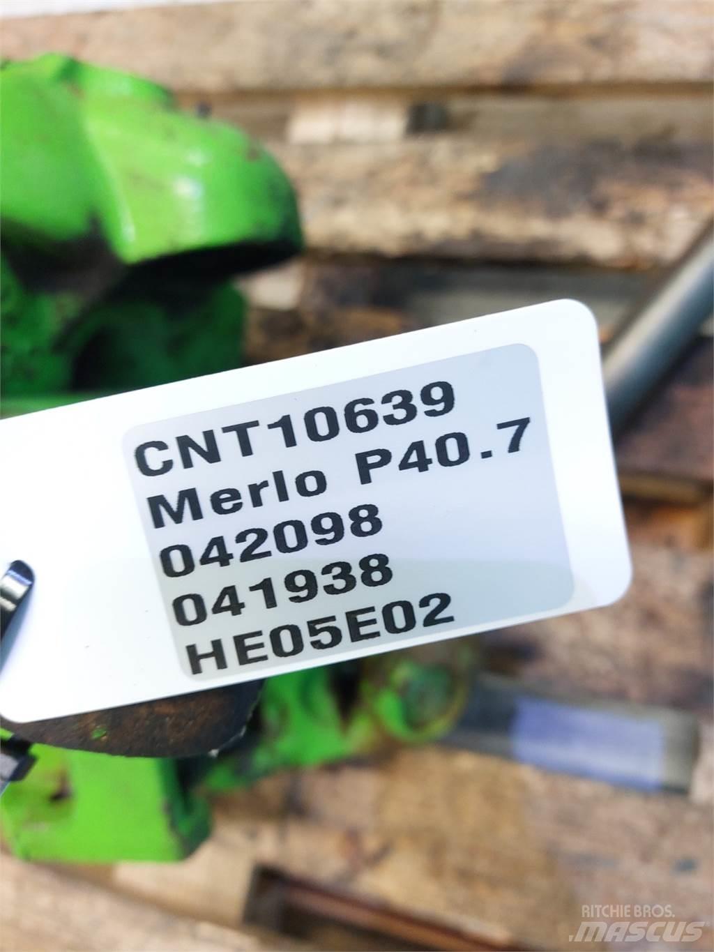 Merlo P40.7 アクスル