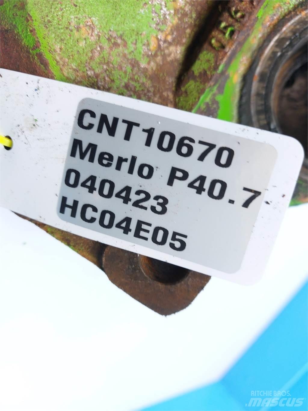 Merlo P41.7 アクスル