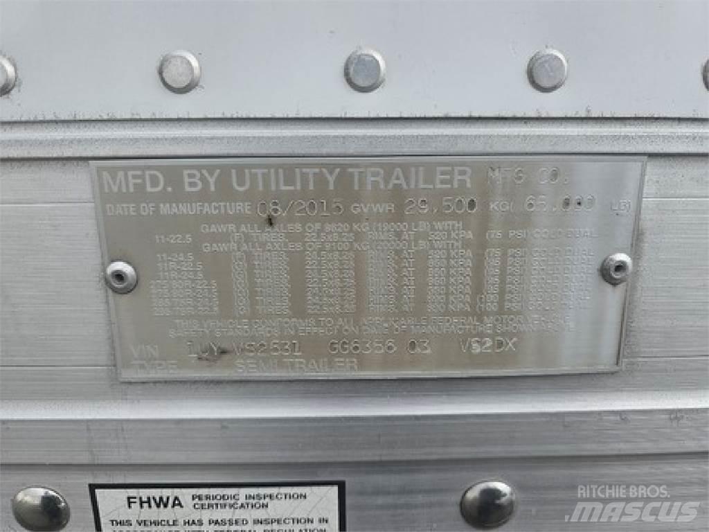 Utility VS2DX 53' ボックスボディートレーラー