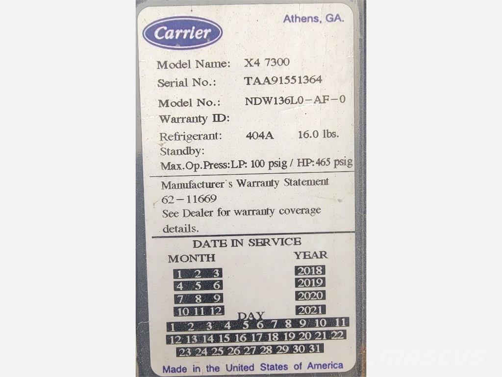 Wabash Reefer 冷凍冷蔵トレーラー