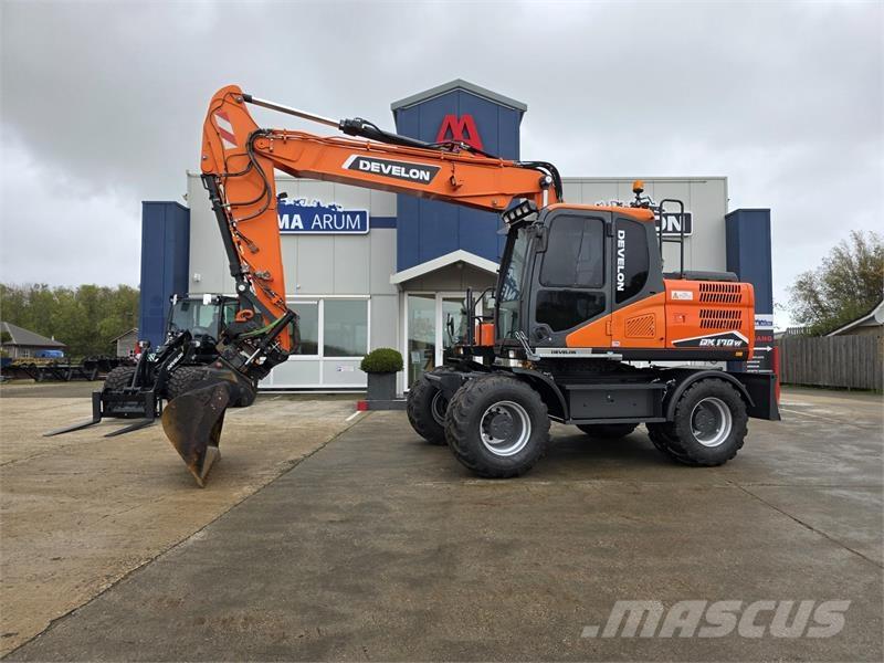 Doosan DX170W-5 ホイール式油圧ショベル（パワーショベル・ユンボ・バックホー）