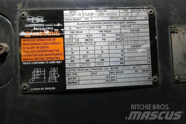 Doosan GC25P-5 フォークリフト - その他