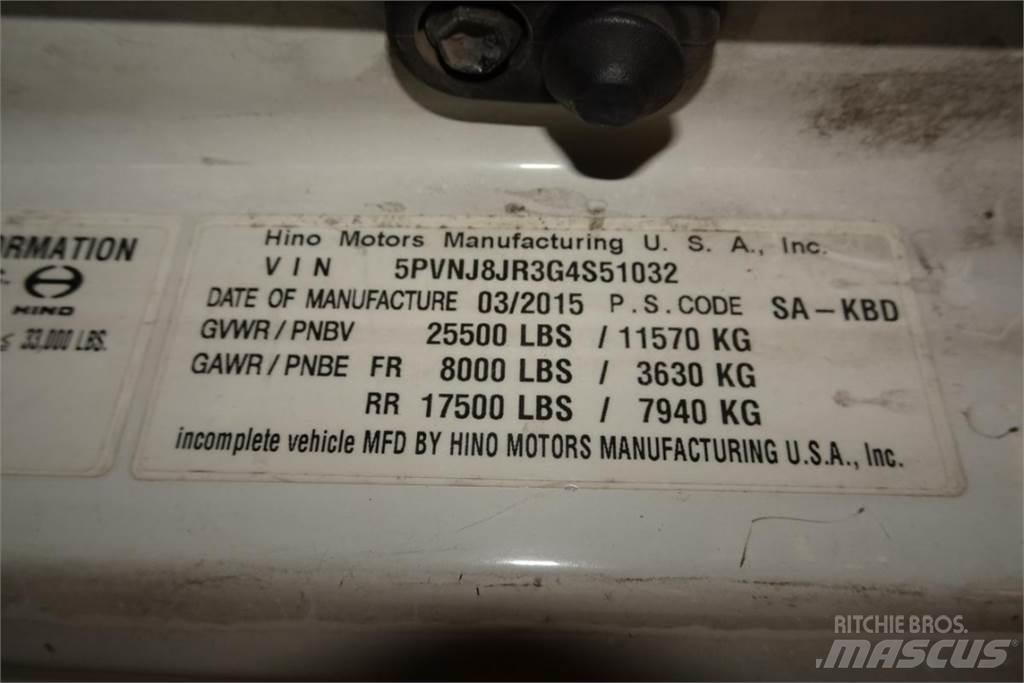 Hino 258 ボックスボディー、ウイング、箱車
