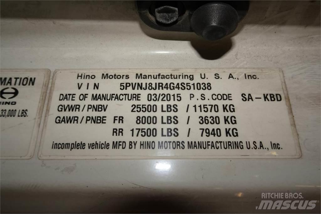 Hino 258 ボックスボディー、ウイング、箱車