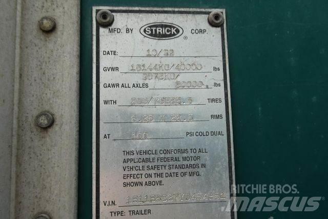 Strick DRY VAN ボックスボディートレーラー