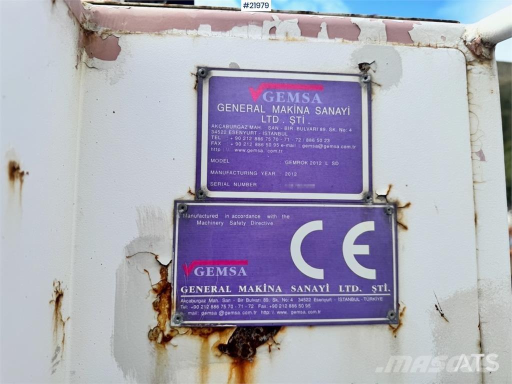 Gemsa Brønnborerigg サーフェイスドリルリグ