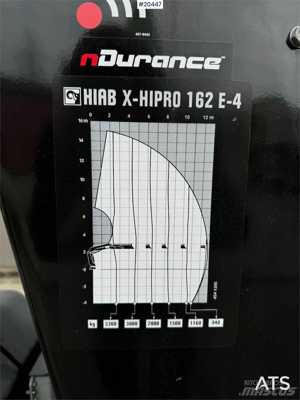 Hiab X-Hipro 162 クレーントラック、ユニック車