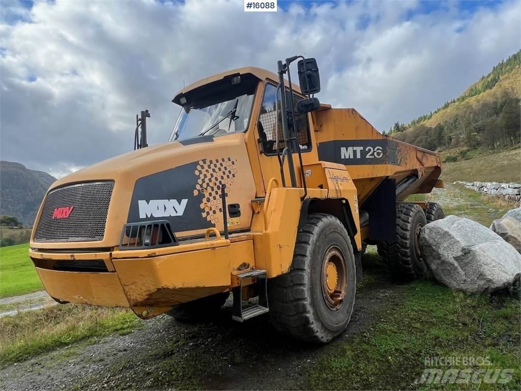 Moxy MT26 dumper. サイト　ダンプ