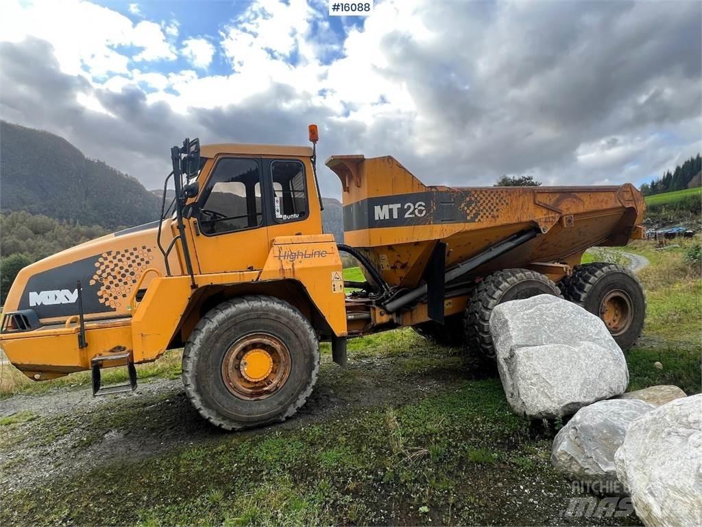 Moxy MT26 dumper. サイト　ダンプ