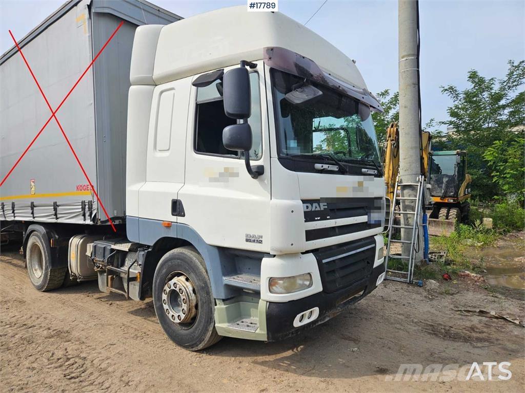 DAF CF 85.410 中古トラクターヘッド | トレーラーヘッド