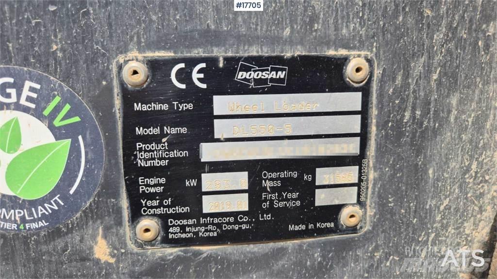 Doosan DL550-5 ホイールローダー・タイヤショベル