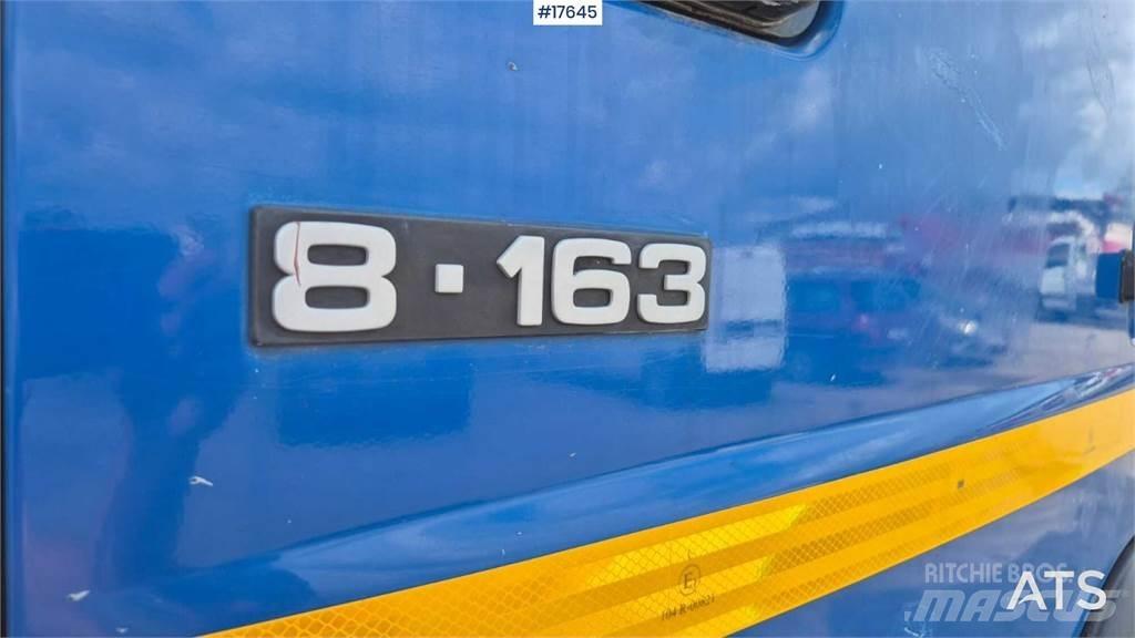 MAN 8.163 クレーントラック、ユニック車