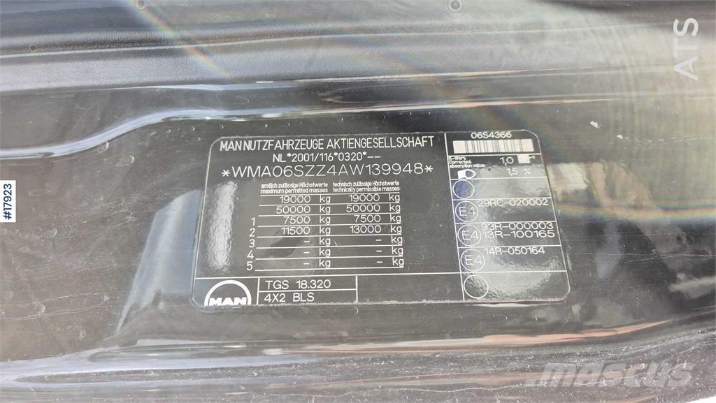 MAN TGS 18.320 中古トラクターヘッド | トレーラーヘッド