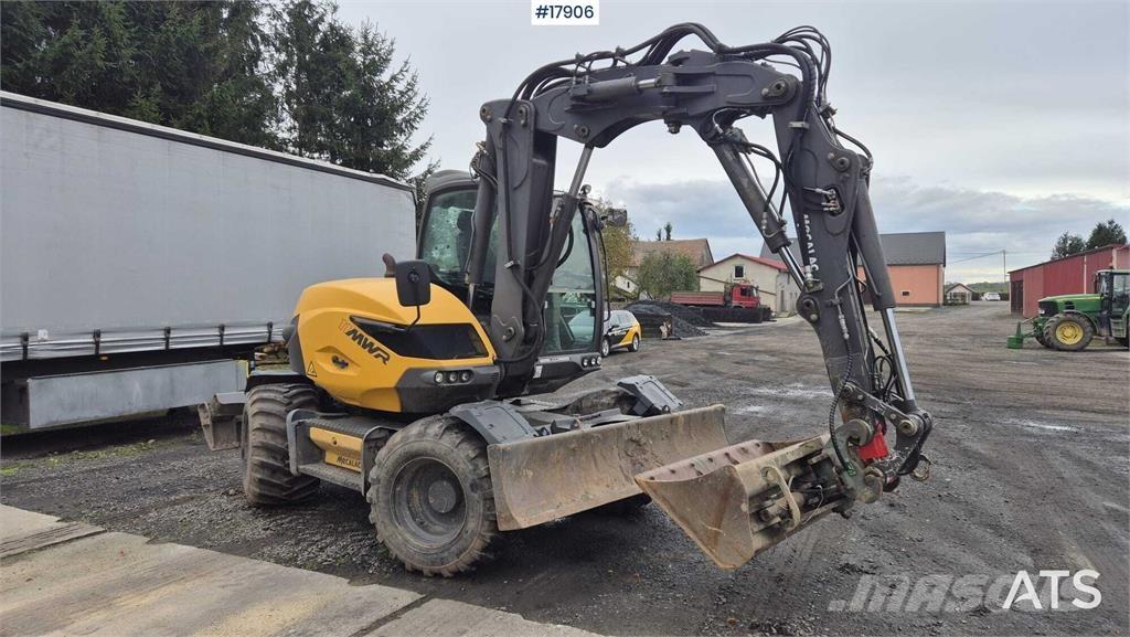 Mecalac 11 MWR ホイール式油圧ショベル（パワーショベル・ユンボ・バックホー）