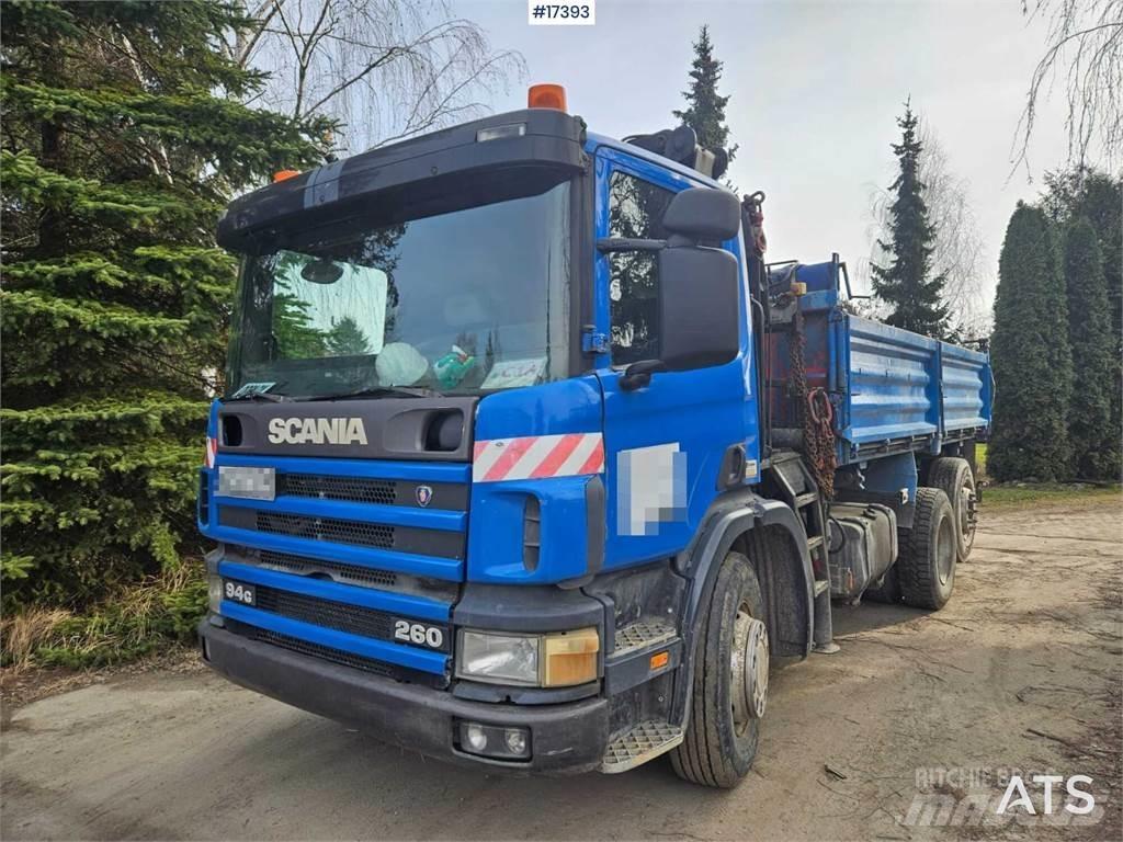 Scania 94G z HDS クレーントラック、ユニック車