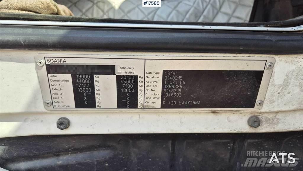 Scania R420 中古トラクターヘッド | トレーラーヘッド
