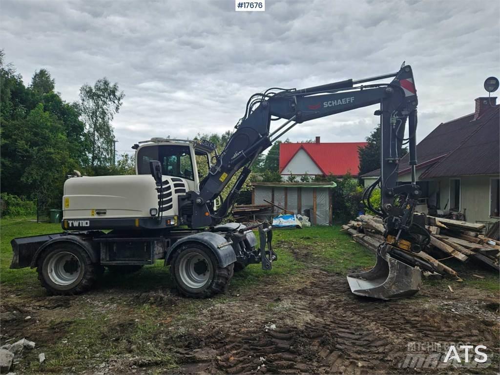 Schaeff TW 110 ホイール式油圧ショベル（パワーショベル・ユンボ・バックホー）