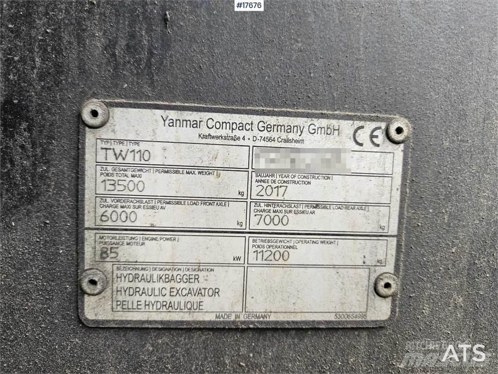 Schaeff TW 110 ホイール式油圧ショベル（パワーショベル・ユンボ・バックホー）
