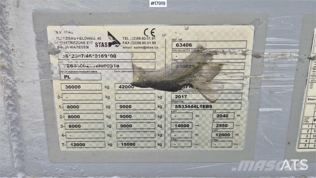 Stas S300ZX ウォーキングフロアー（セミトレーラー）