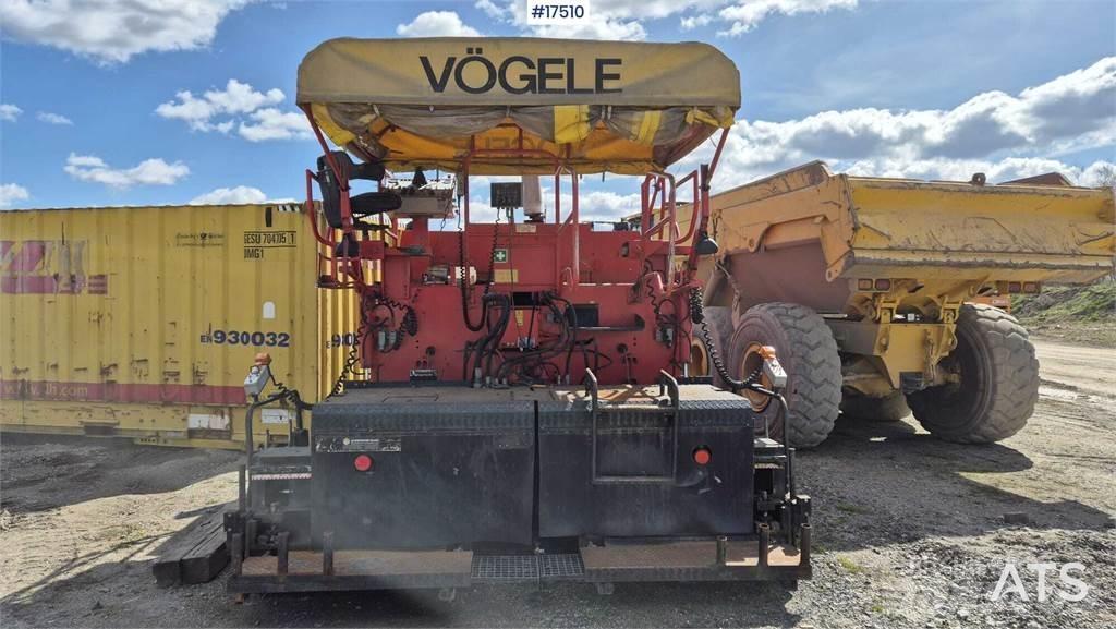 Vögele SUPER 1600 アスファルトフィニッシャ