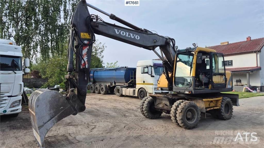 Volvo EW 160B ホイール式油圧ショベル（パワーショベル・ユンボ・バックホー）
