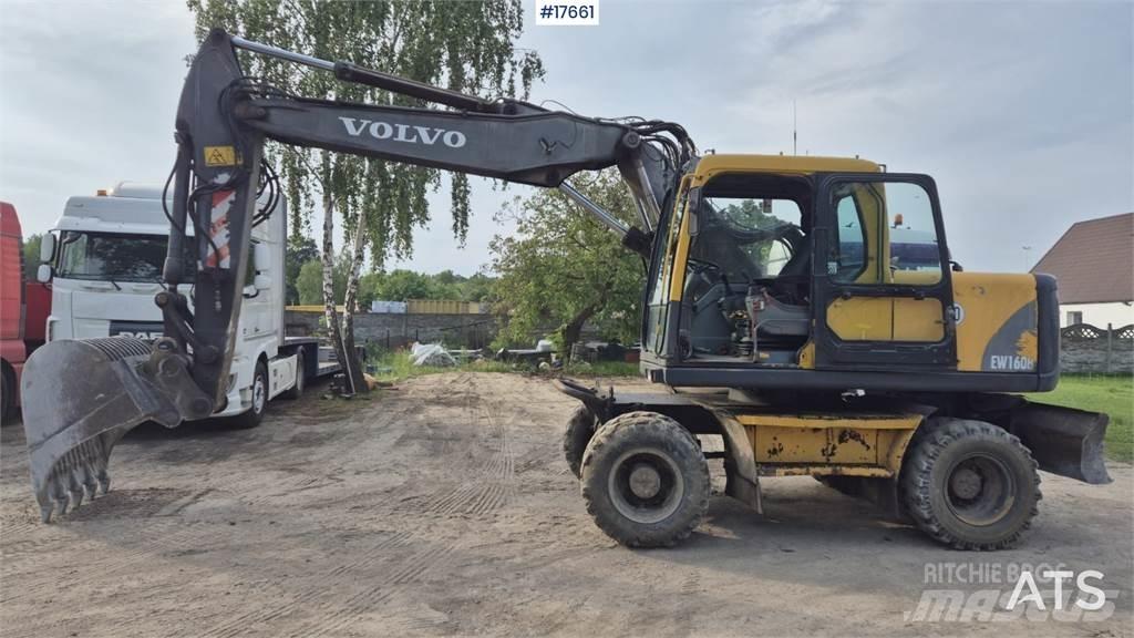 Volvo EW 160B ホイール式油圧ショベル（パワーショベル・ユンボ・バックホー）