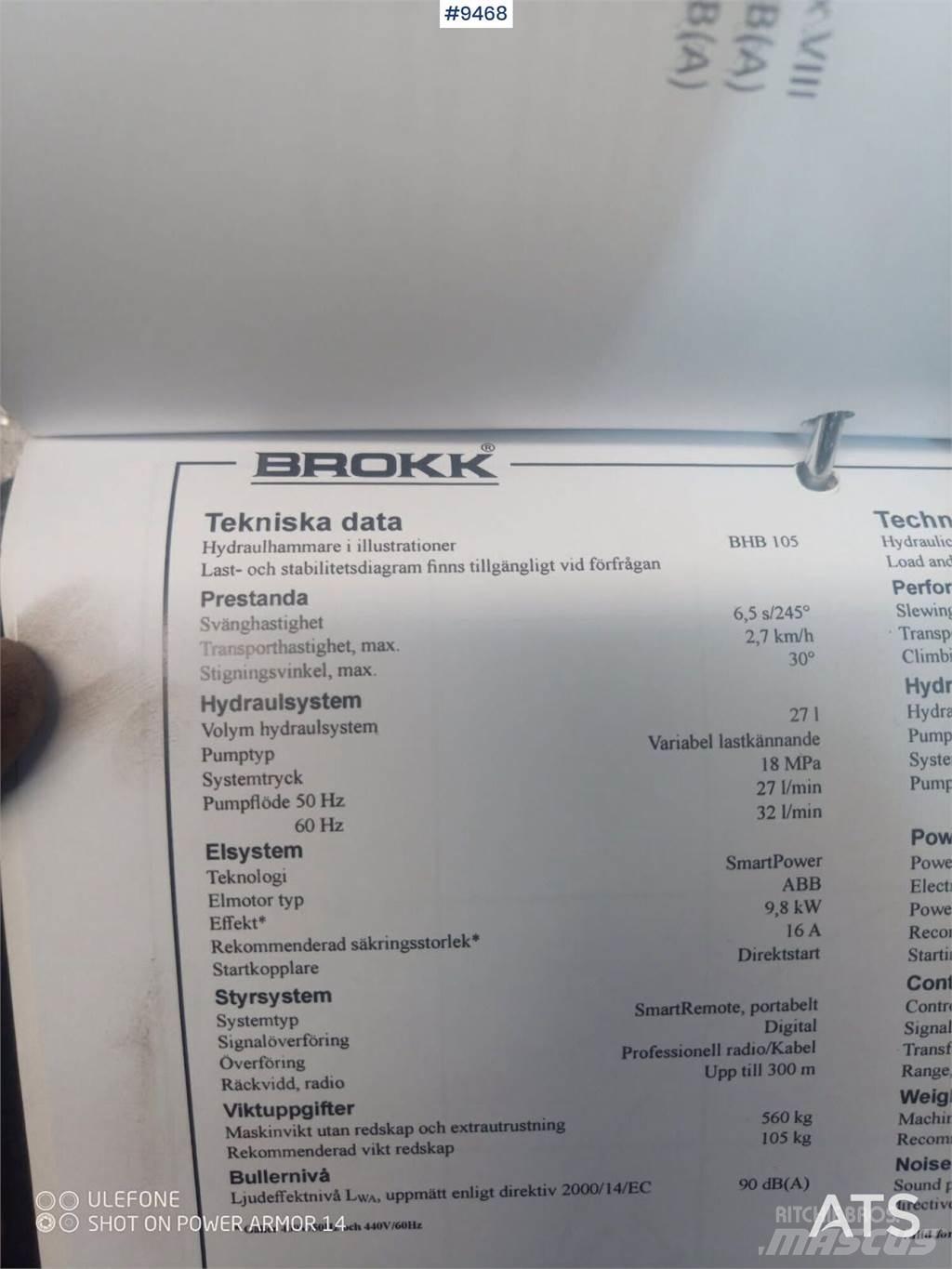 Brokk 70 建設機械 -　その他