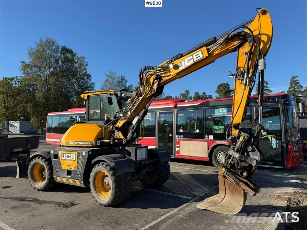 JCB Hydradig 110W ホイール式油圧ショベル（パワーショベル・ユンボ・バックホー）