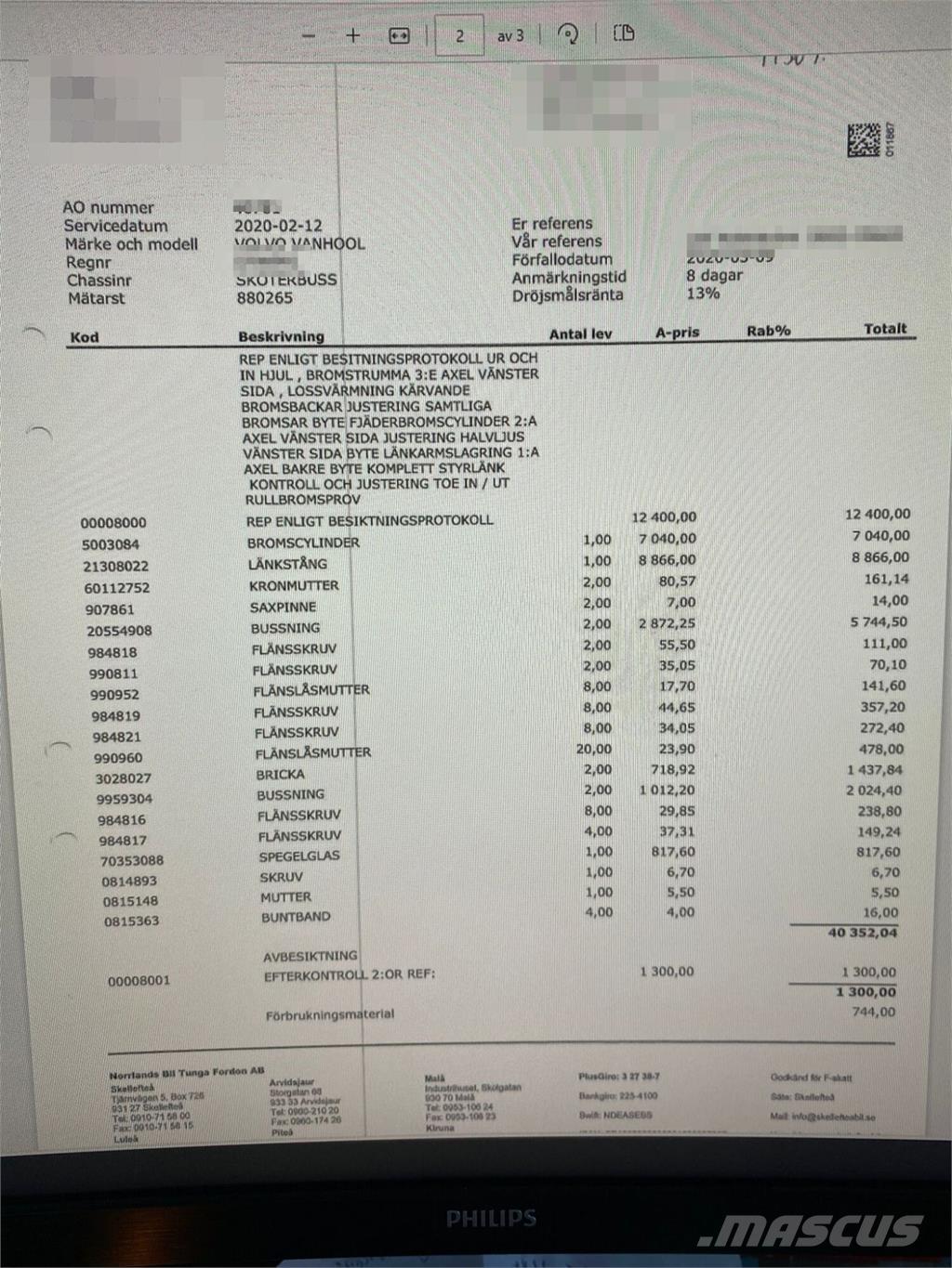 Volvo B10M-70B 中古バスその他