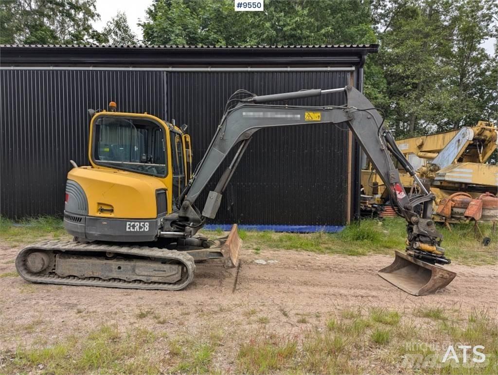 Volvo ECR58 ミニ油圧ショベル 7t以下（ミニユンボ・ミニディガー）
