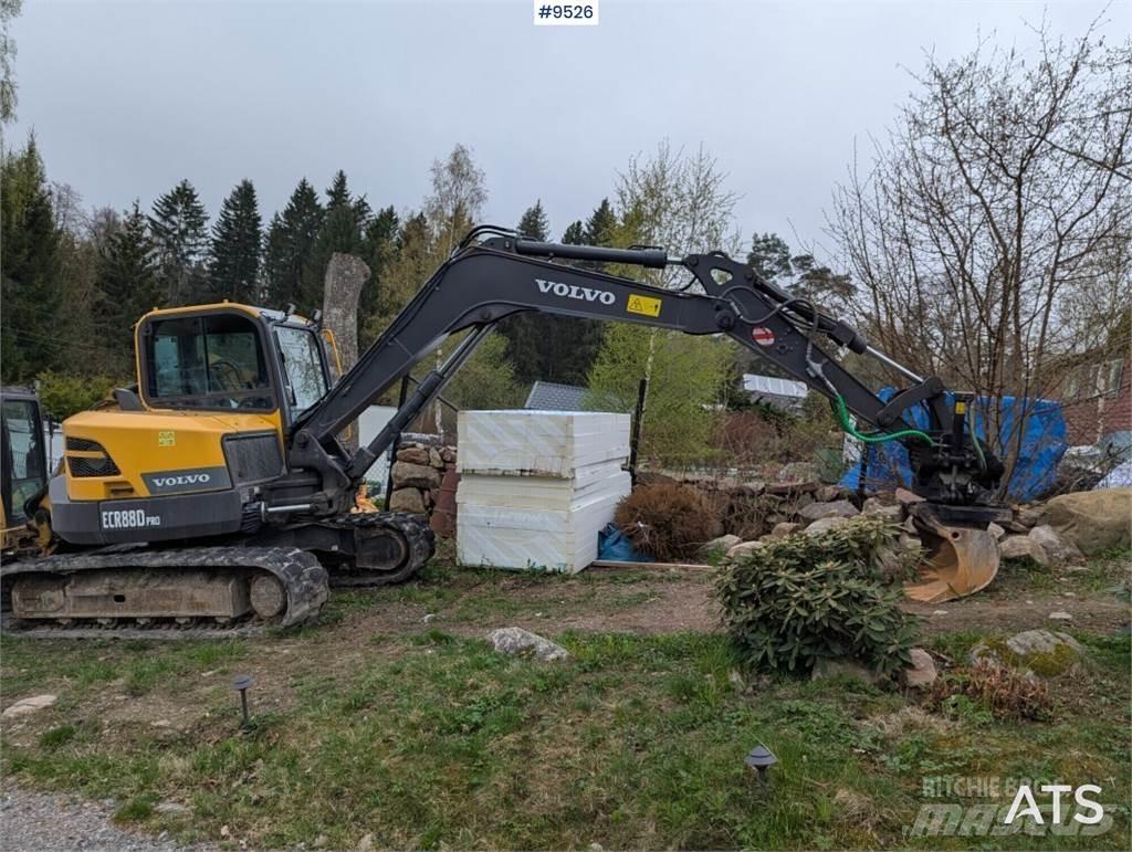Volvo ECR88D PRO 中型油圧ショベル 7ｔ-12ｔ（ユンボ・パワーショベル・バックホー）