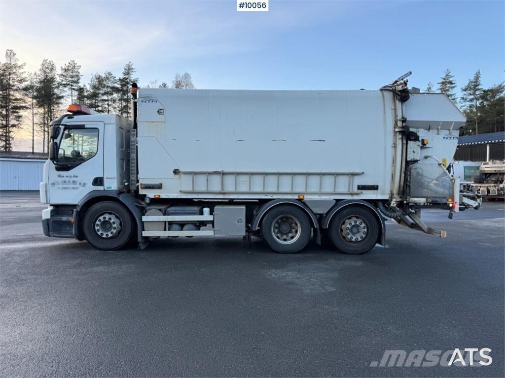 Volvo FE 340 6X2 塵芥車、パッカー車