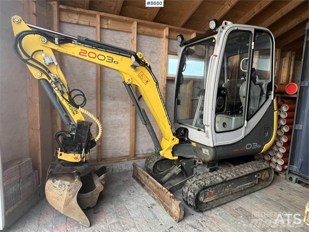 Wacker Neuson 2003RD ミニ油圧ショベル 7t以下（ミニユンボ・ミニディガー）