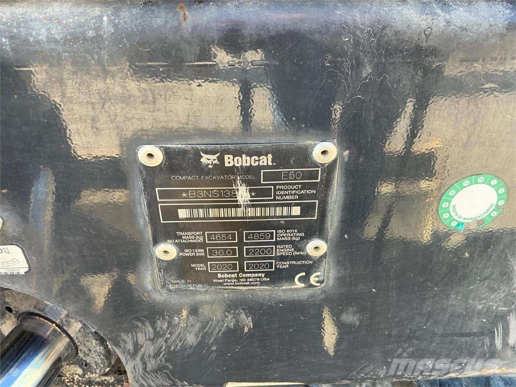Bobcat E50 大型油圧ショベル12t以上（パワーショベル・ユンボ）