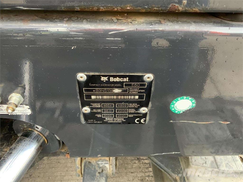 Bobcat E50 大型油圧ショベル12t以上（パワーショベル・ユンボ）