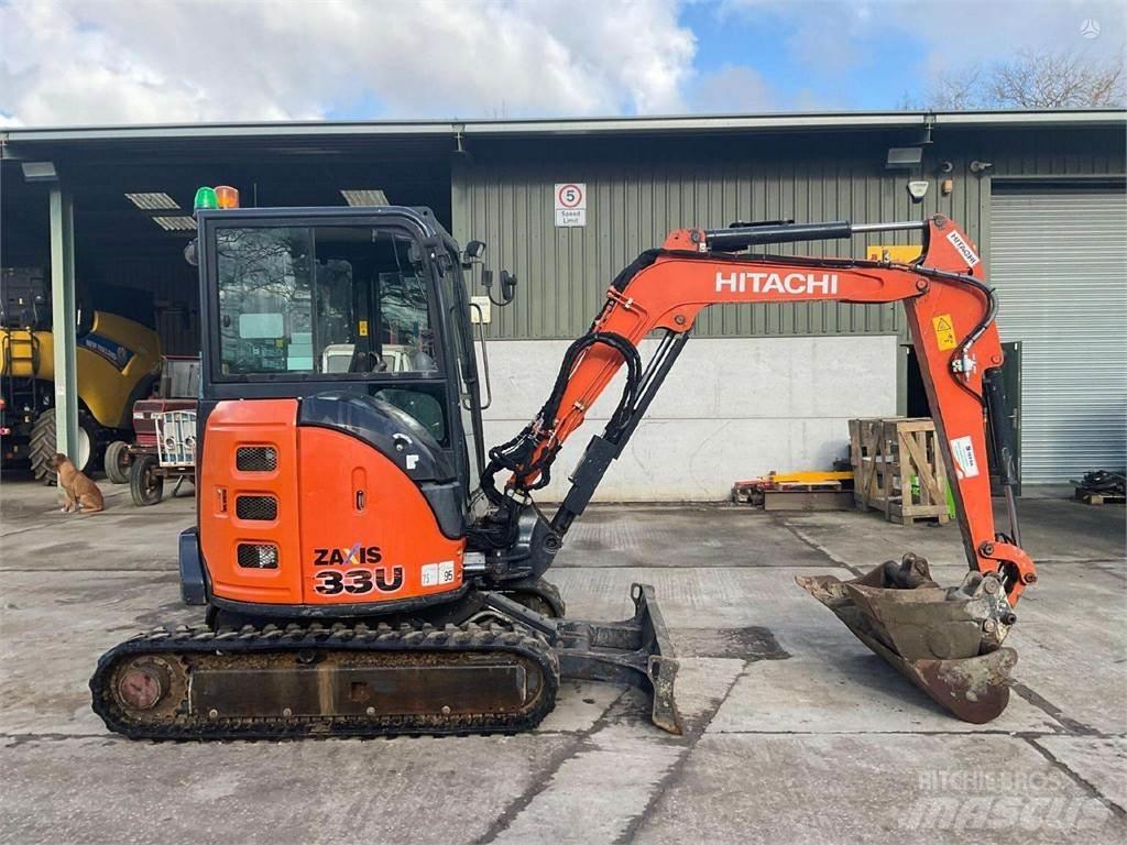 Hitachi Zaxis 33U 大型油圧ショベル12t以上（パワーショベル・ユンボ）
