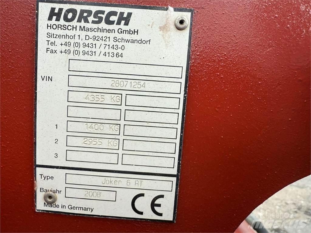 Horsch Joker 6RT 土掻き機