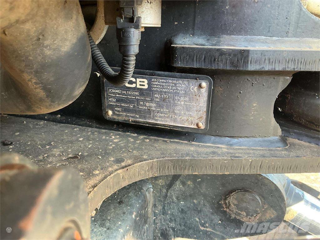 JCB 48Z-1 大型油圧ショベル12t以上（パワーショベル・ユンボ）