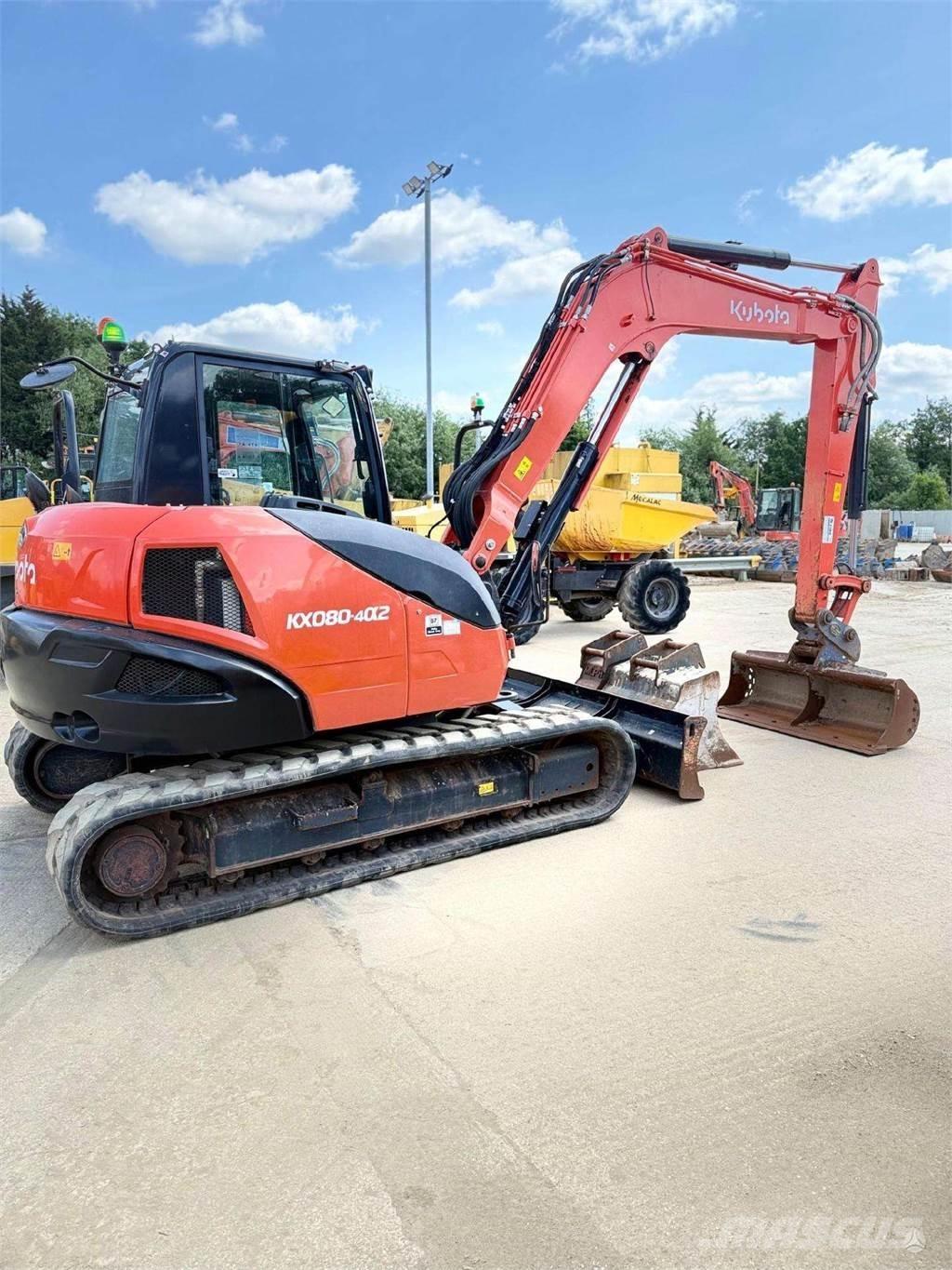 Kubota KX080-4 大型油圧ショベル12t以上（パワーショベル・ユンボ）