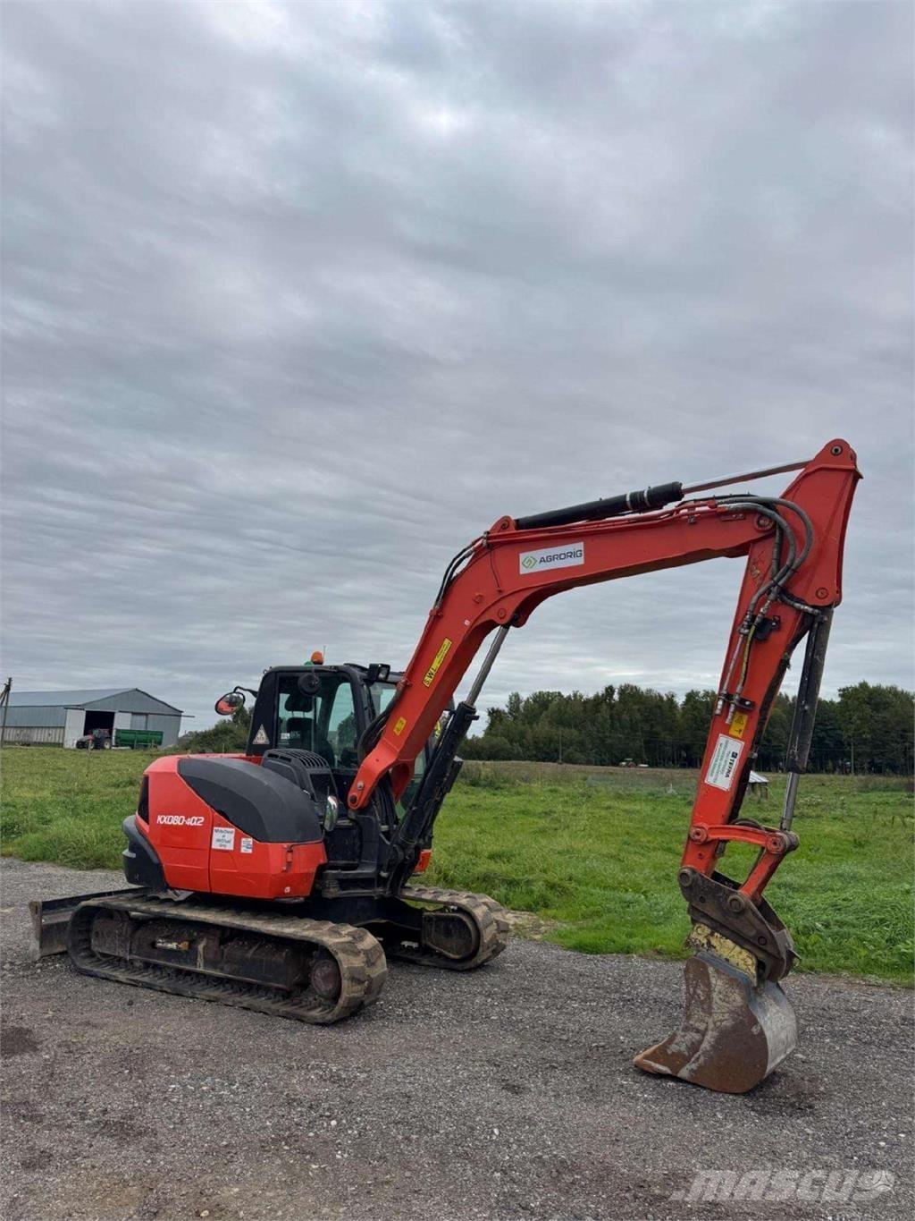 Kubota KX080-4a2 大型油圧ショベル12t以上（パワーショベル・ユンボ）