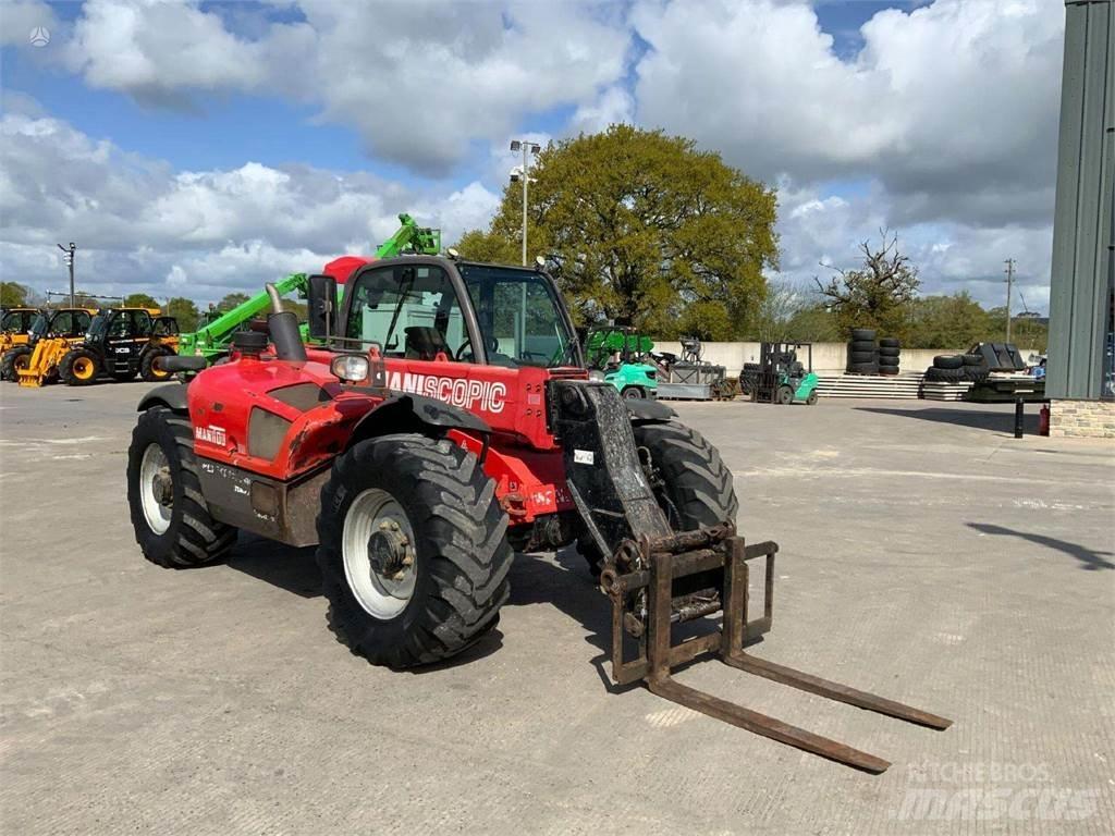 Manitou MLT741 フロントローダーとディガー