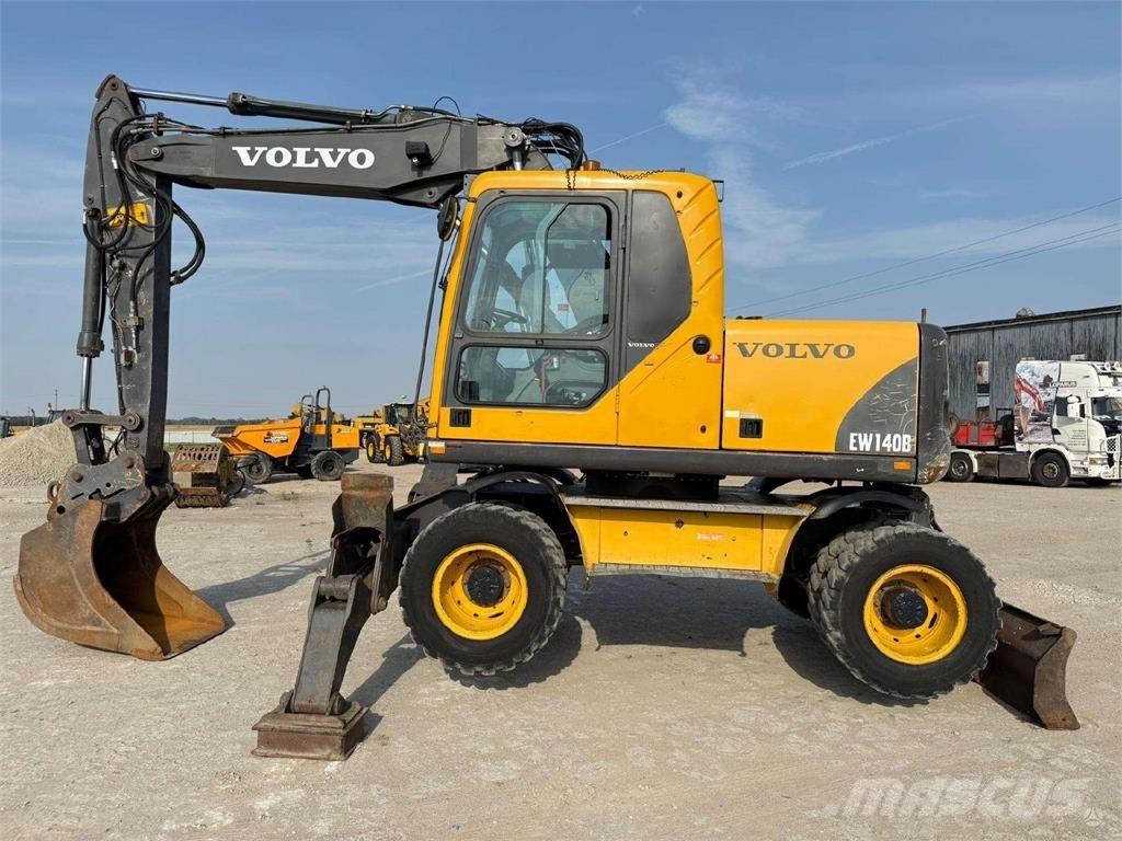 Volvo EW 140 B ホイール式油圧ショベル（パワーショベル・ユンボ・バックホー）