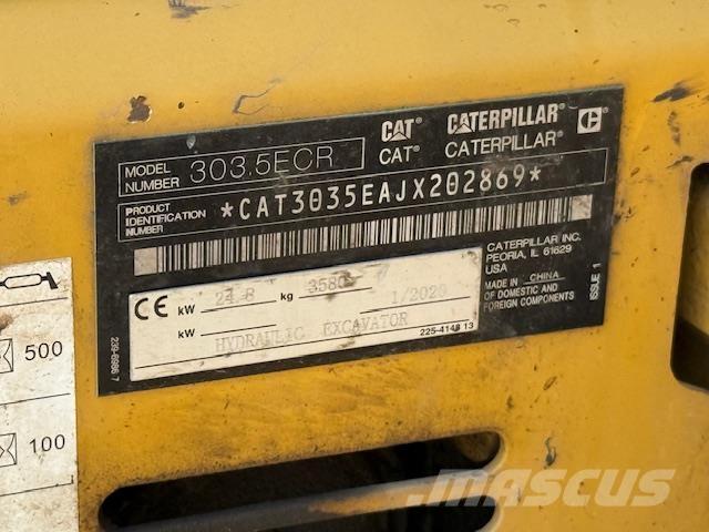 CAT 303.5ECR ミニ油圧ショベル 7t以下（ミニユンボ・ミニディガー）