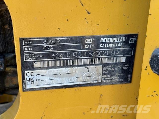 CAT 305 ミニ油圧ショベル 7t以下（ミニユンボ・ミニディガー）