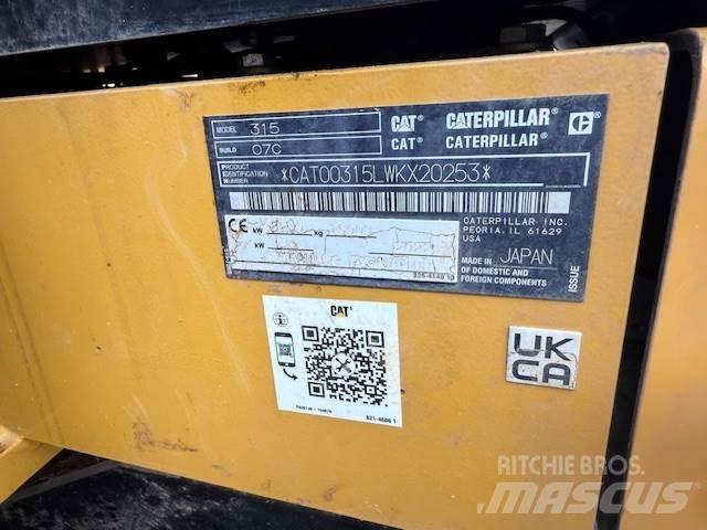 CAT 315 大型油圧ショベル12t以上（パワーショベル・ユンボ）