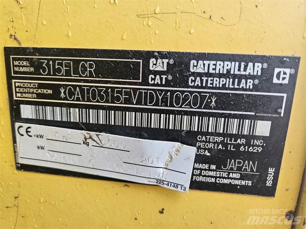 CAT 315FLCR 大型油圧ショベル12t以上（パワーショベル・ユンボ）